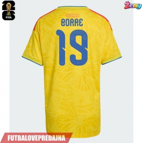 Lacne Ženy Futbalové dres Kolumbia Rafael Santos Borre #19 MS 2026 Krátky Rukáv - Domáci